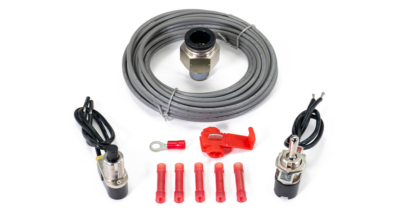 Ready To Honk (1/4" NPT to 1/2" PTC Tank Fitting & Horn Wiring Kit)