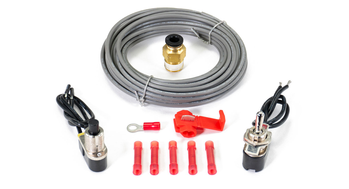 Ready To Honk (1/4" NPT to 1/4" PTC Tank Fitting & Horn Wiring Kit)