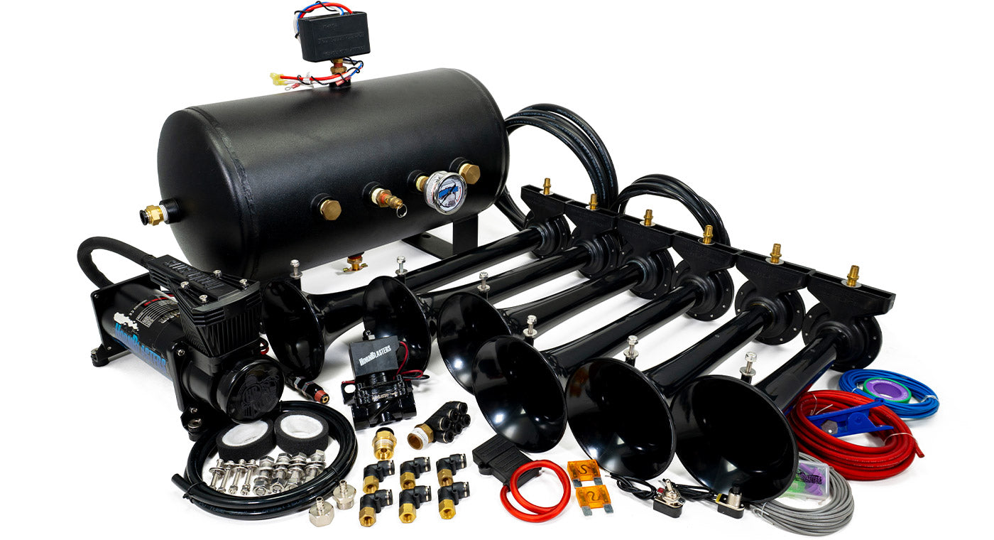 Shocker S6 544K Nightmare Edition Train Horn Kit