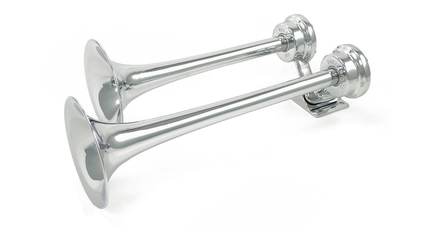 Strombos Chrome Duplex Nautical Horn