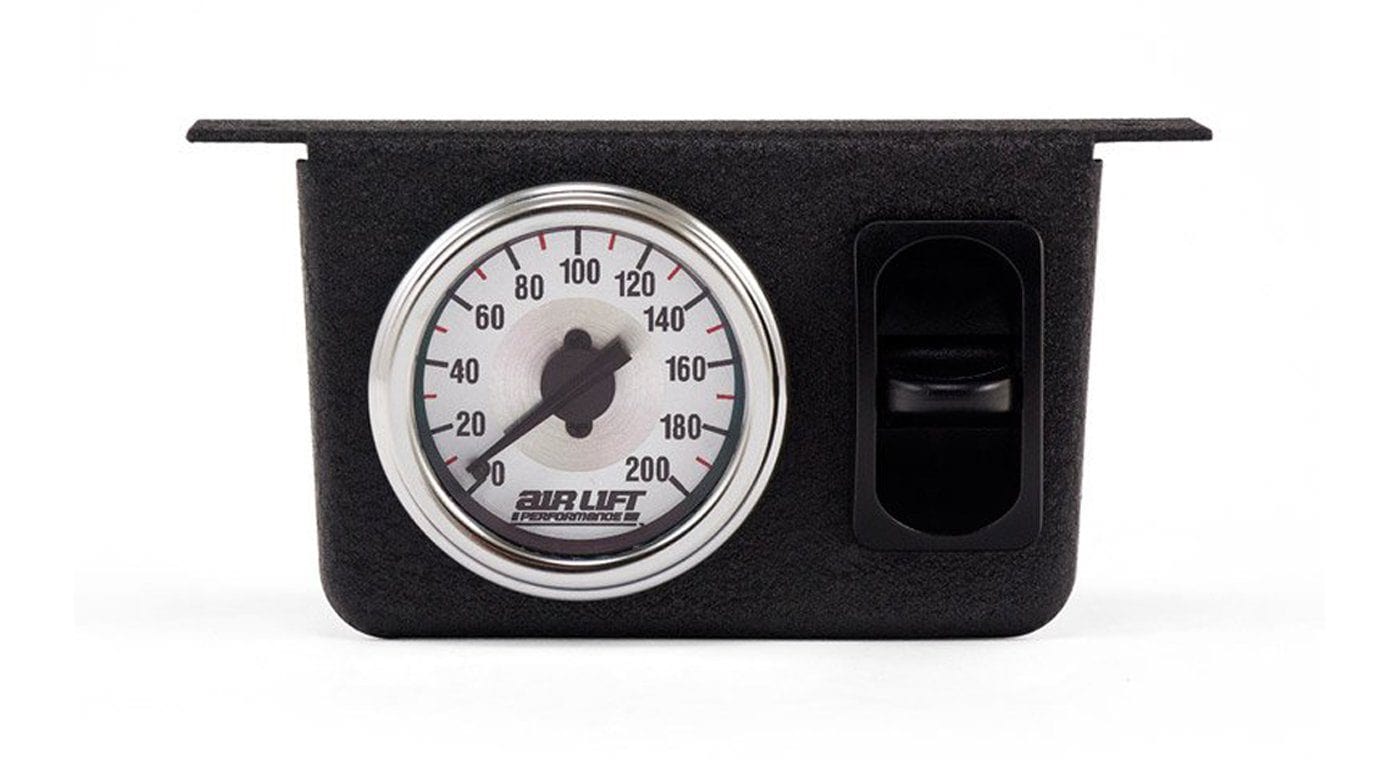 Air Lift Single Needle Gauge Panel with Paddle Switch [26161]