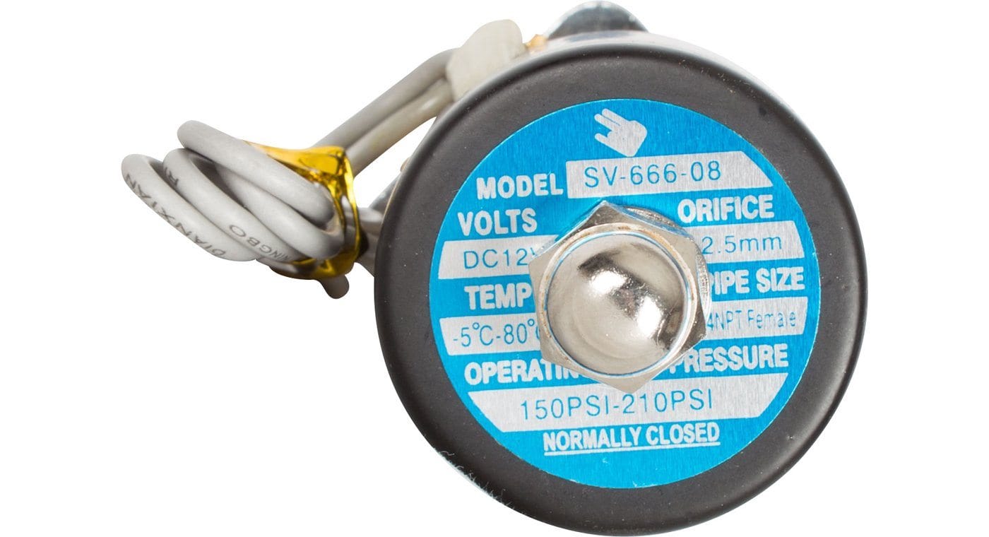 HornBlasters Brass 1/4" Electric Air Valve