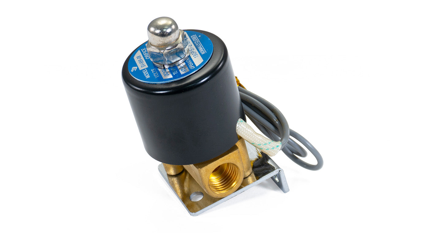 HornBlasters Brass 1/4" Electric Air Valve