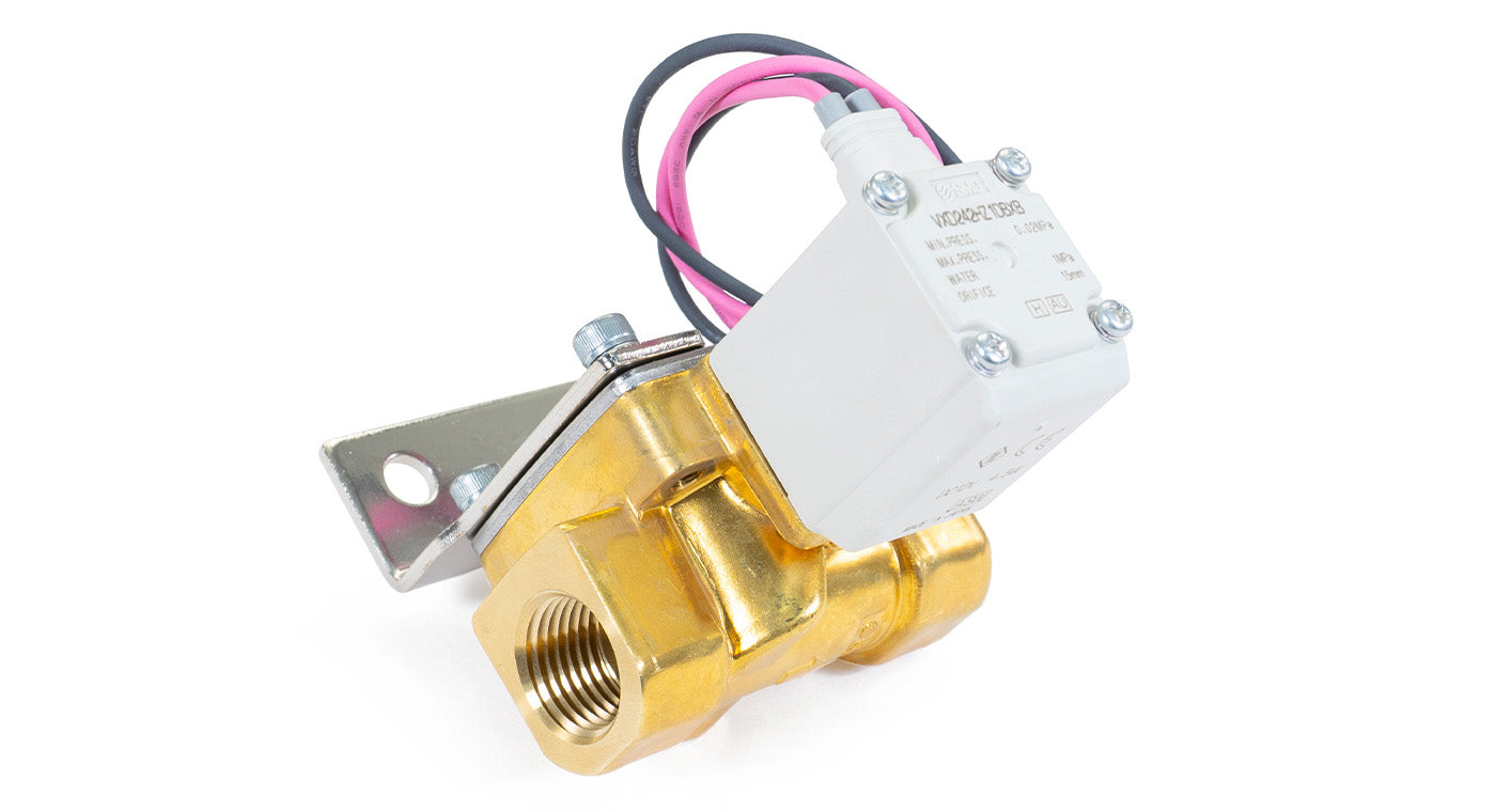 SMC Brass 1/2" 24-Volt Electric Air Valve