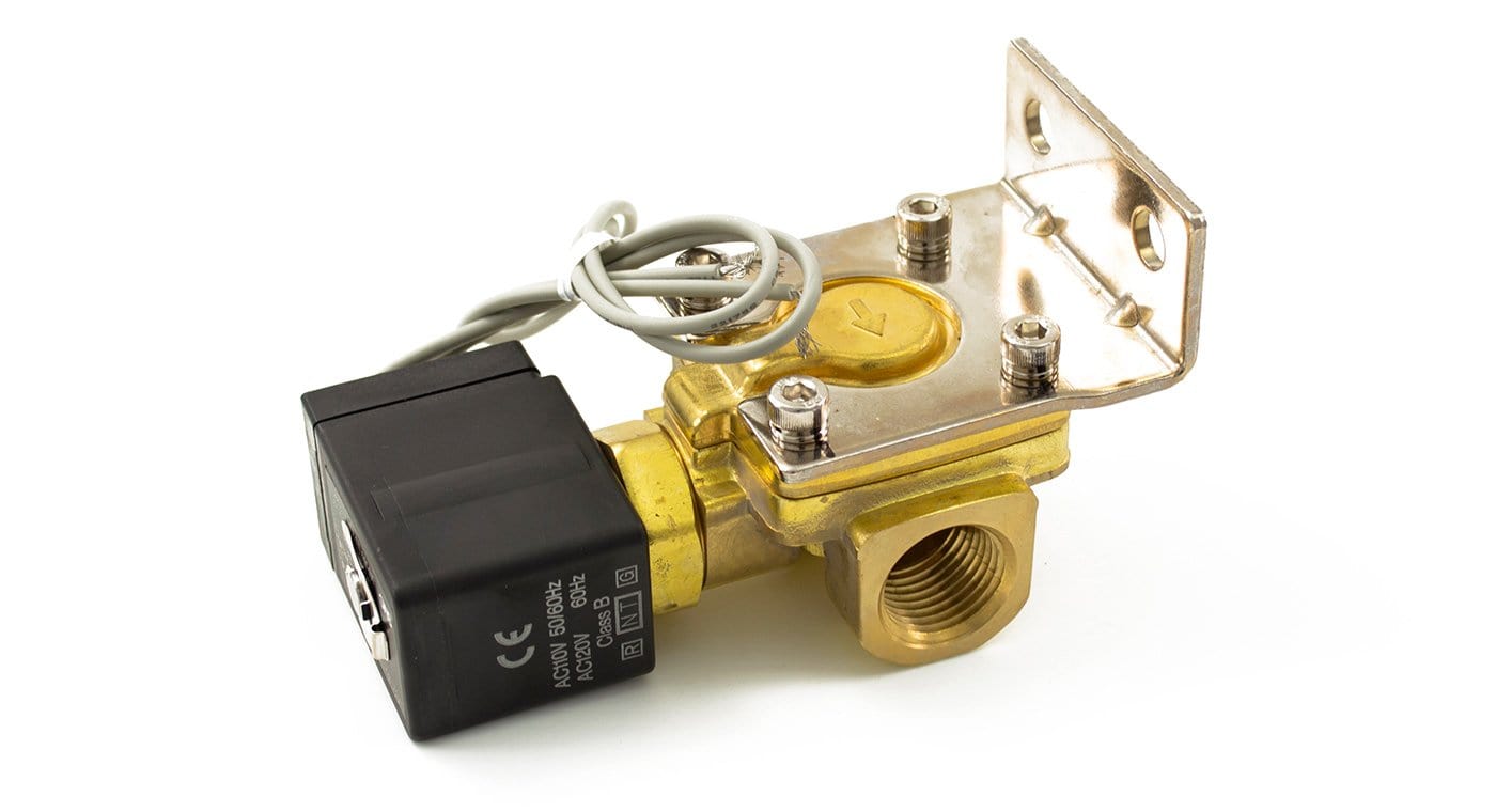SMC Brass 1/2" 110 Volt Electric Air Valve