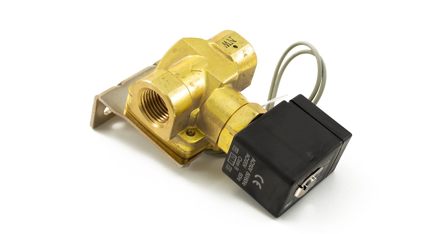 SMC Brass 1/2" 110 Volt Electric Air Valve