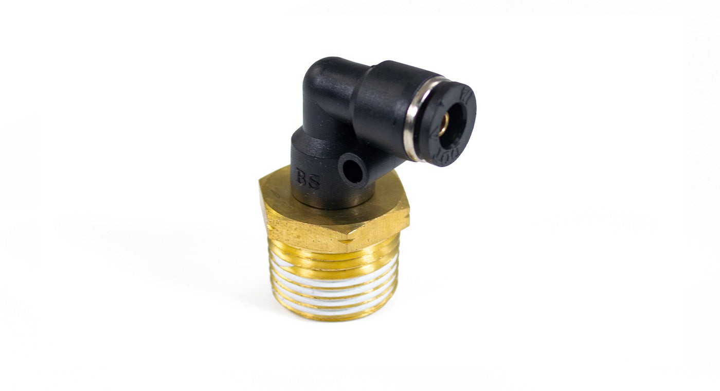 1/2" Male NPT to 1/4" PTC Elbow Fitting
