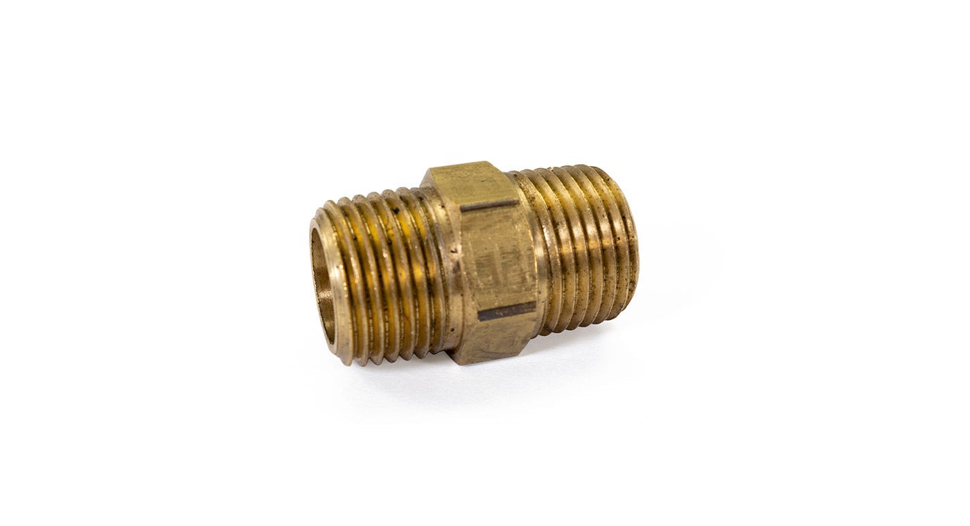 1/2" NPT Hex Nipple Fitting