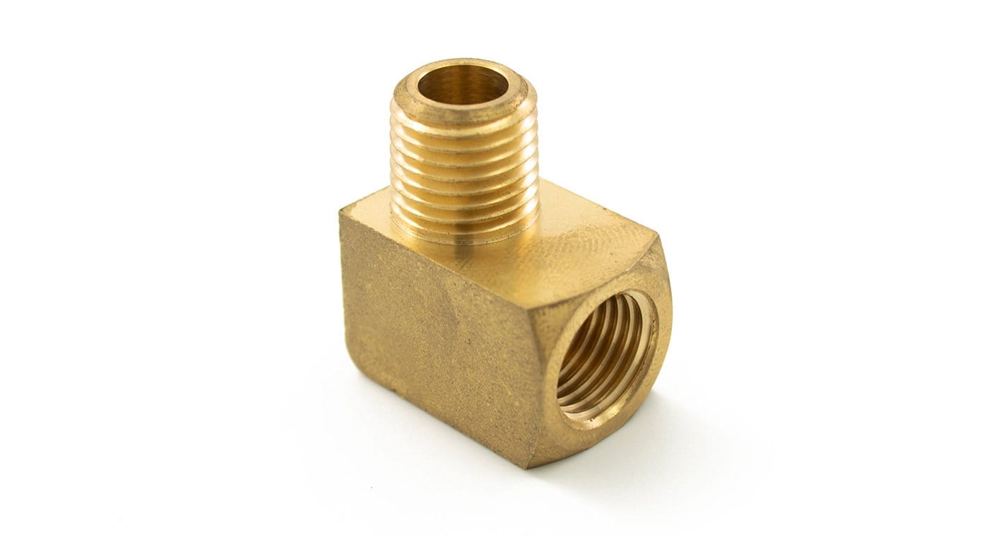 1/4" NPT Male to 1/4" NPT Female Elbow Fitting
