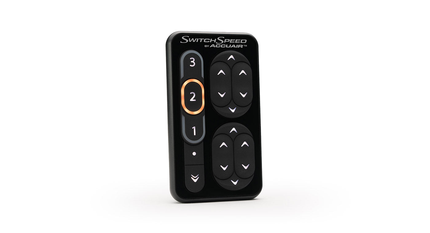 AccuAir SwitchSpeed Touchpad Controller (Black Anodized)