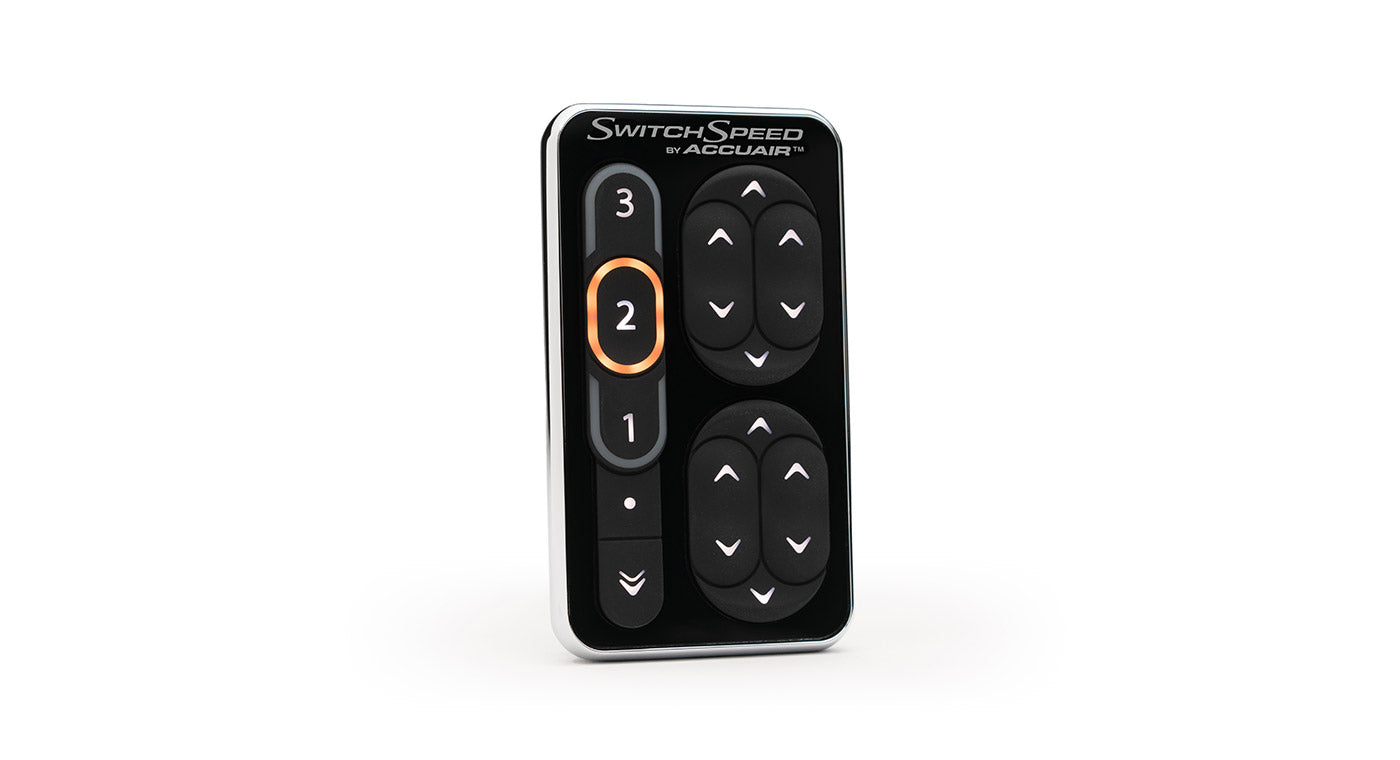 AccuAir SwitchSpeed Touchpad Controller (Nickel Anodized)